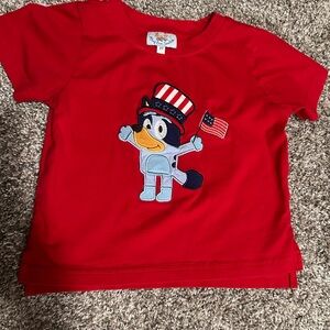 Bluey 4th of July shirt